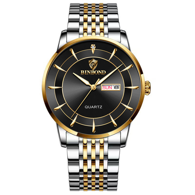 Wasserdichte Herrenuhr mit Leuchtzeigern – Bild 7 | LuxeStyle