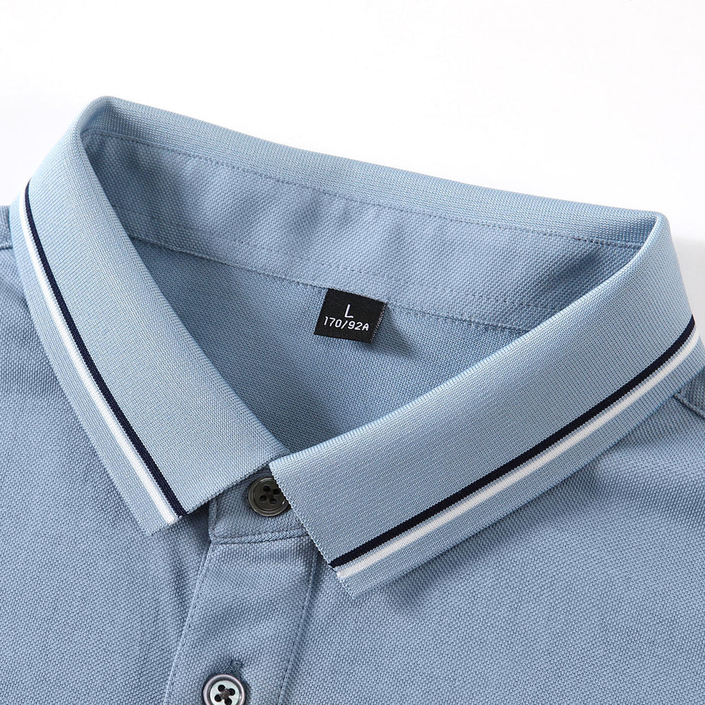 Silk Strick Polo Kurzarm für Herren – Bild 2 | LuxeStyle
