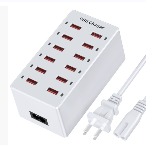 10-Port Multi-USB Ladegerät, 60W