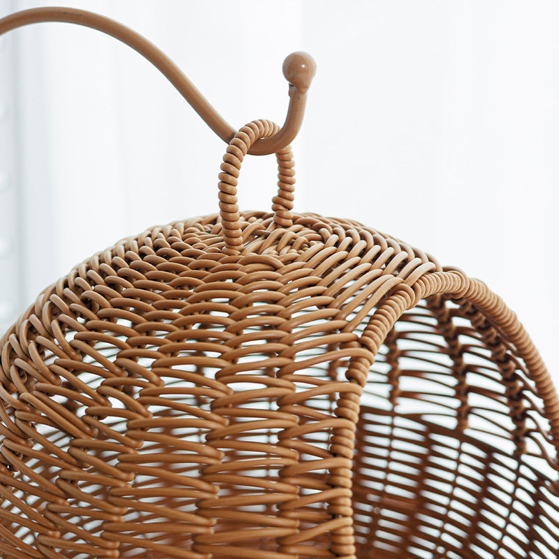 Hängekorb Rattan-Stil für Früchte & Snacks – Bild 6 | LuxeStyle