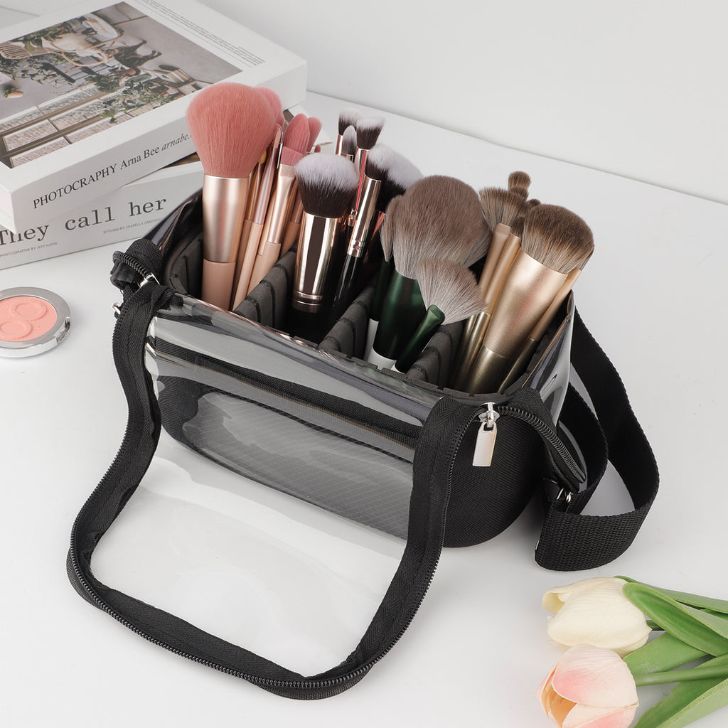 Grosses vertikales Kosmetik-Organizer mit Tragegriff – Bild 7 | LuxeStyle