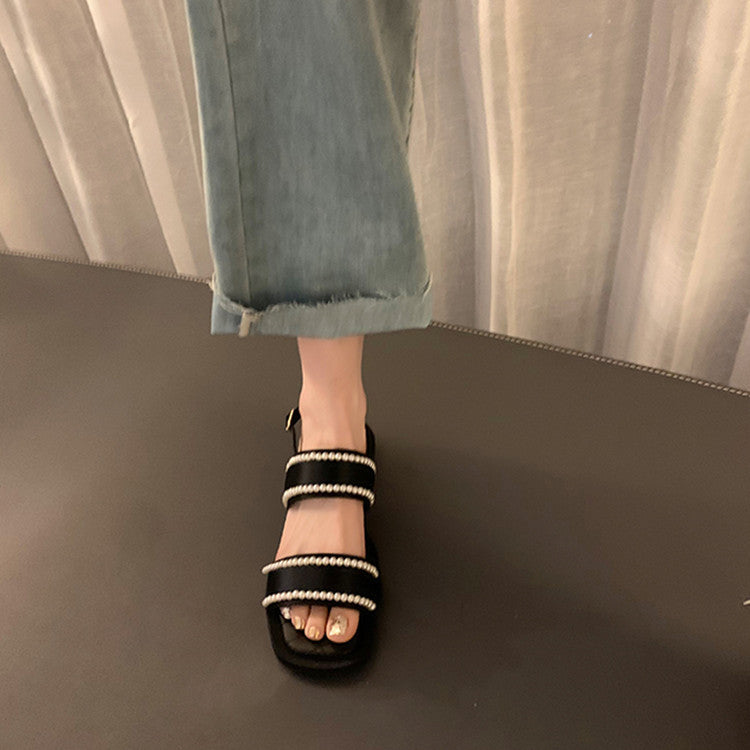 Französische Perlen-Sandalen – Bild 2 | LuxeStyle