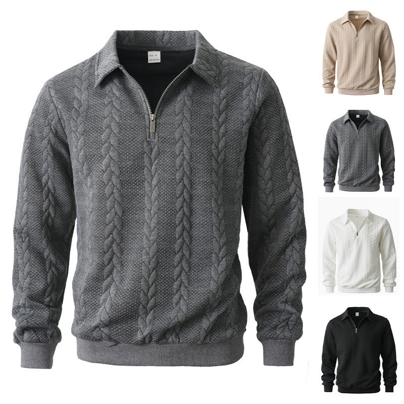 Herren Sport Hoodie mit Half-Zip