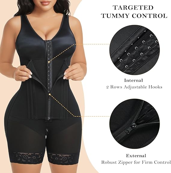 Fajas Colombianas Body Shaper mit Bauchkontrolle