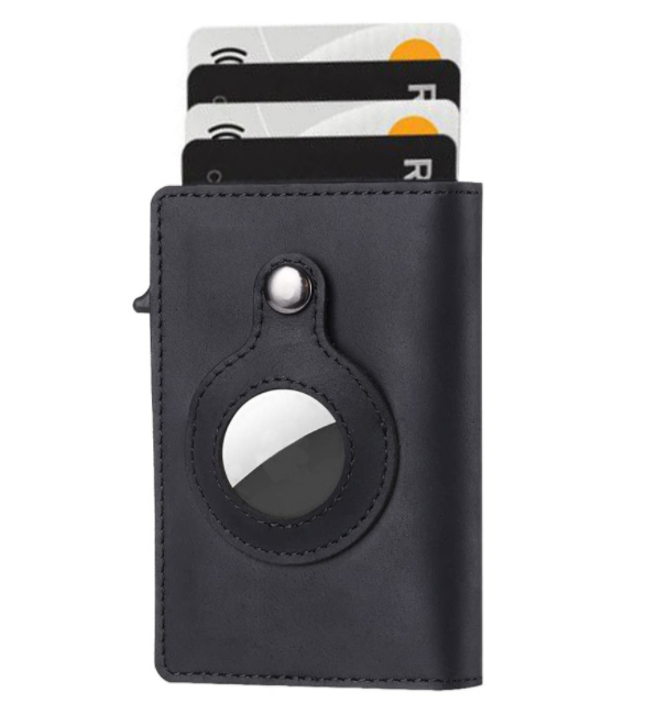 AirTag Leder-Portemonnaie mit RFID-Schutz