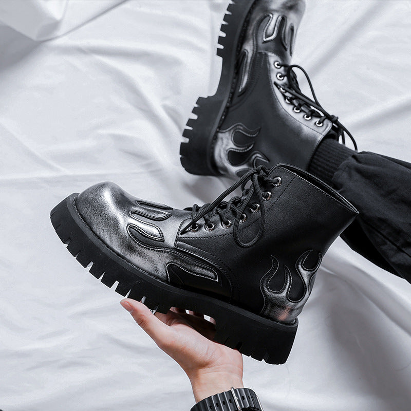 Worker-Boots mit Schnürung und leichter Erhöhung – Bild 4 | LuxeStyle