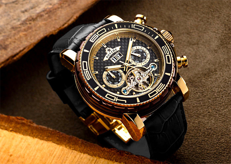 Herren Automatikuhr – schlicht & elegant – Bild 5 | LuxeStyle