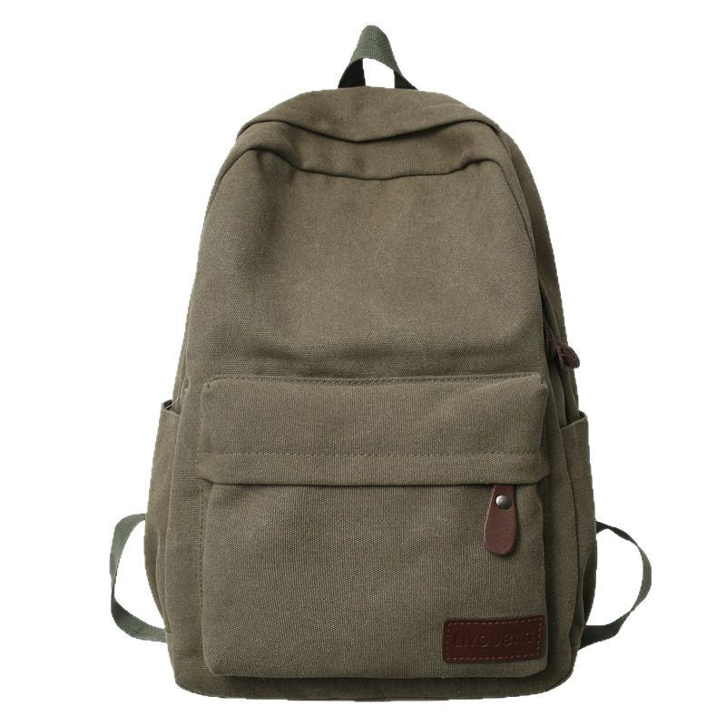 Canvas Rucksack grosse Kapazität Outdoor – Bild 6 | LuxeStyle