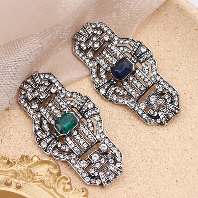 Vintage Broschennadel mit Strasssteinen | LuxeStyle