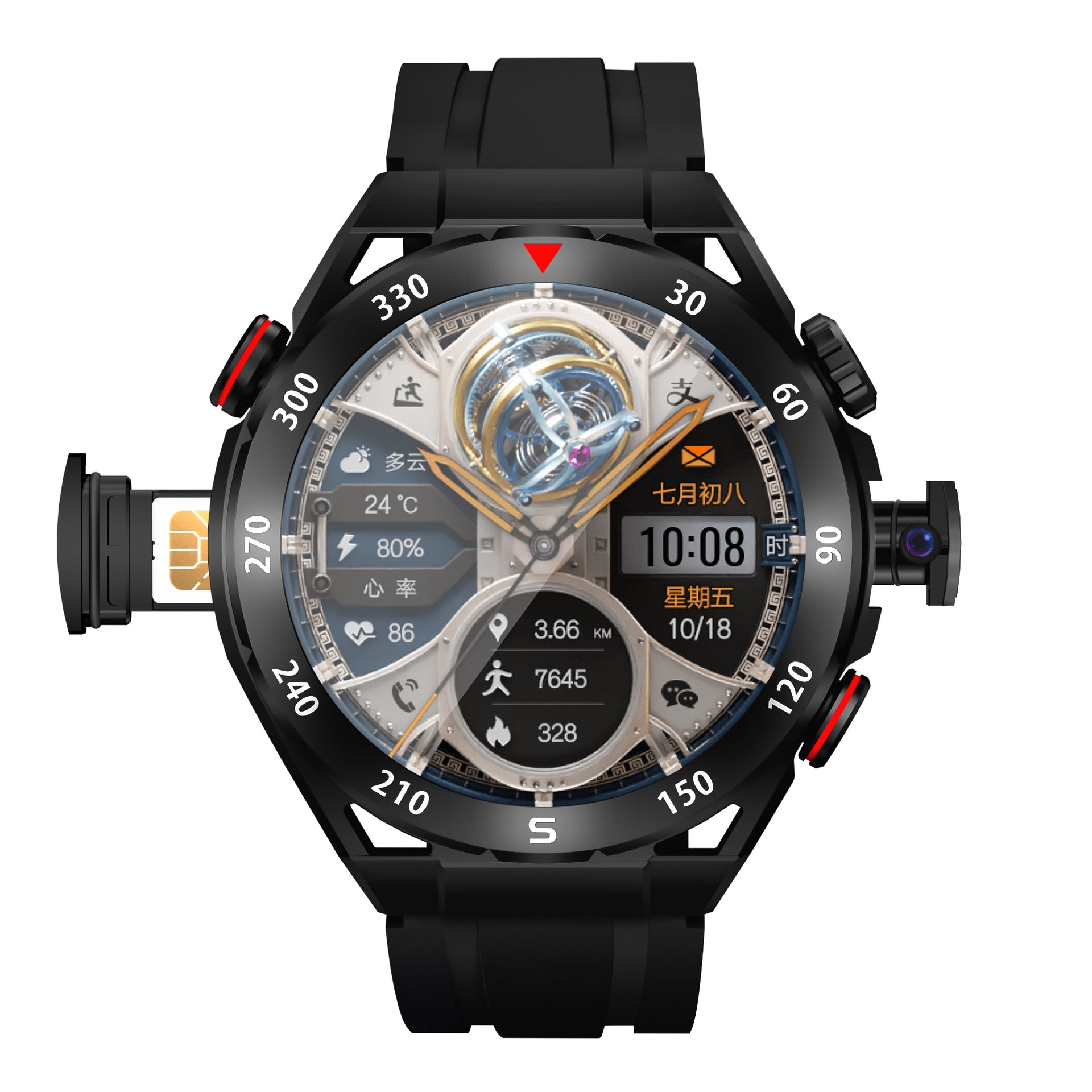 WS10 Smartwatch mit grossem Speicher