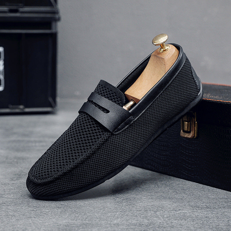 Herren Sommer Slip-On Mesh Freizeitschuhe