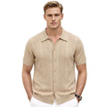 Luftiges Kurzarm-Stricktop für Herren