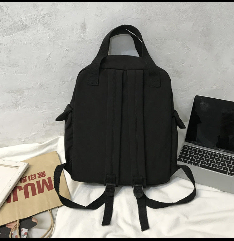 Grosser Canvas Rucksack für Schule & Freizeit – Bild 7 | LuxeStyle