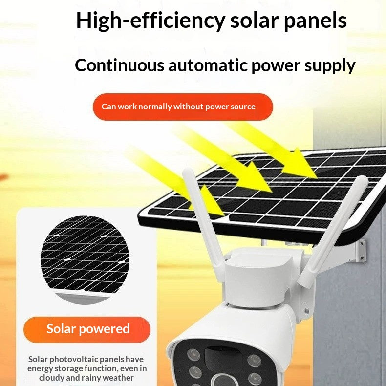 4G PTZ Überwachungskamera mit Solarpanel