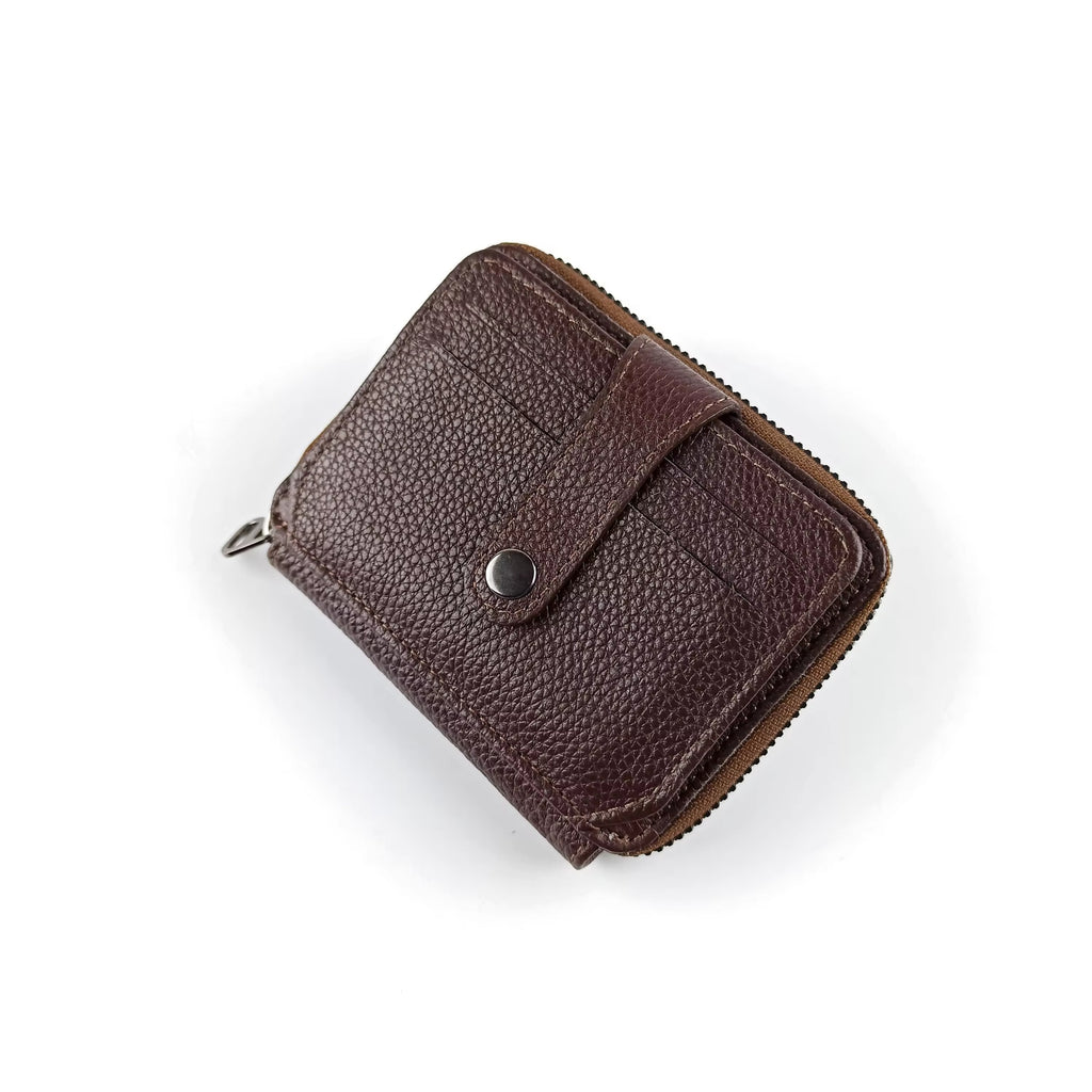 Genuine Leder Geldbörse mit Anti‑Diebstahl‑Riegel – Bild 9 | LuxeStyle