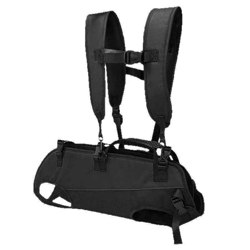Hunde-Brusttasche für Velo und Spaziergänge