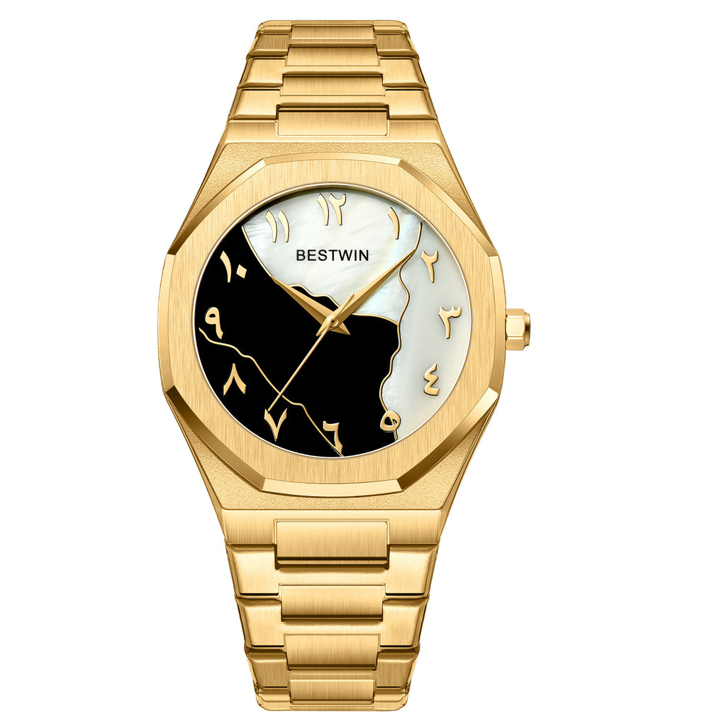 Quarz-Armbanduhr mit Stahlband – Bild 6 | LuxeStyle