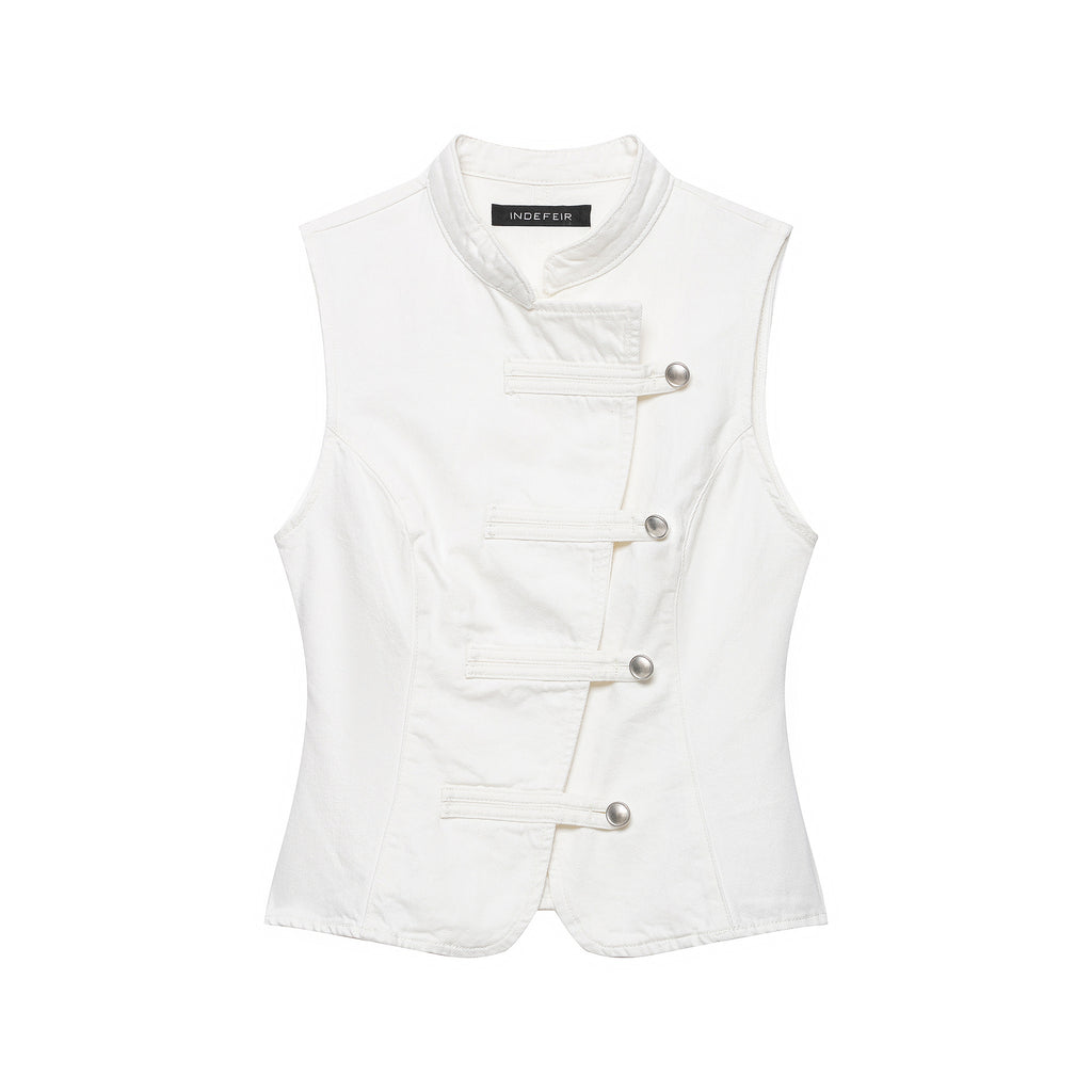 Sleeveless Denimhemd