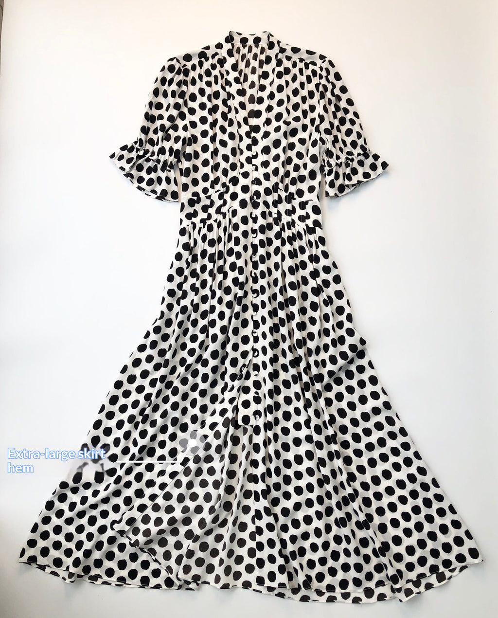 Retro Polka-Dot Kleid