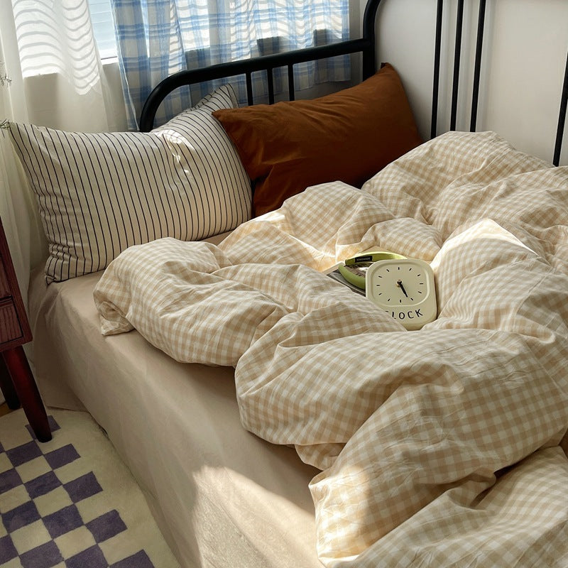 Gestreiftes Baumwoll-Bettwäsche-Set – Bild 7 | LuxeStyle