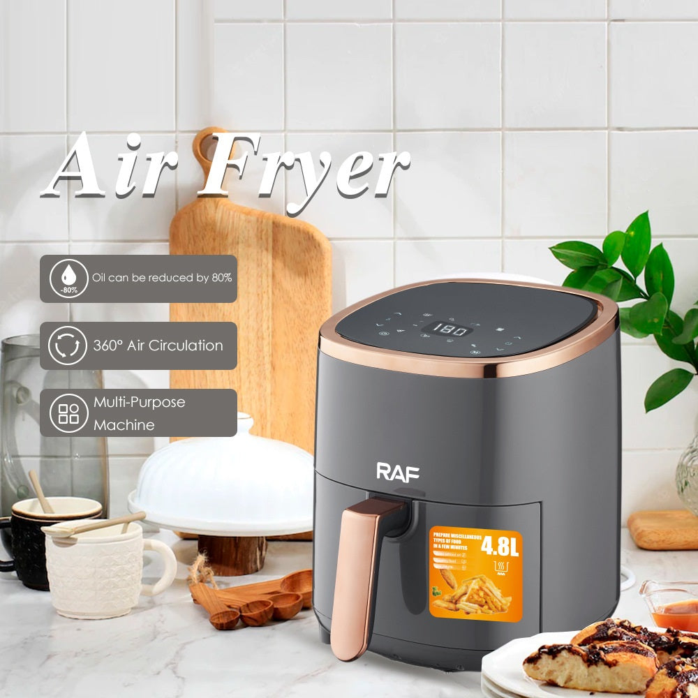 Heissluftfritteuse mit Touchscreen, 4-5L – Bild 4 | LuxeStyle