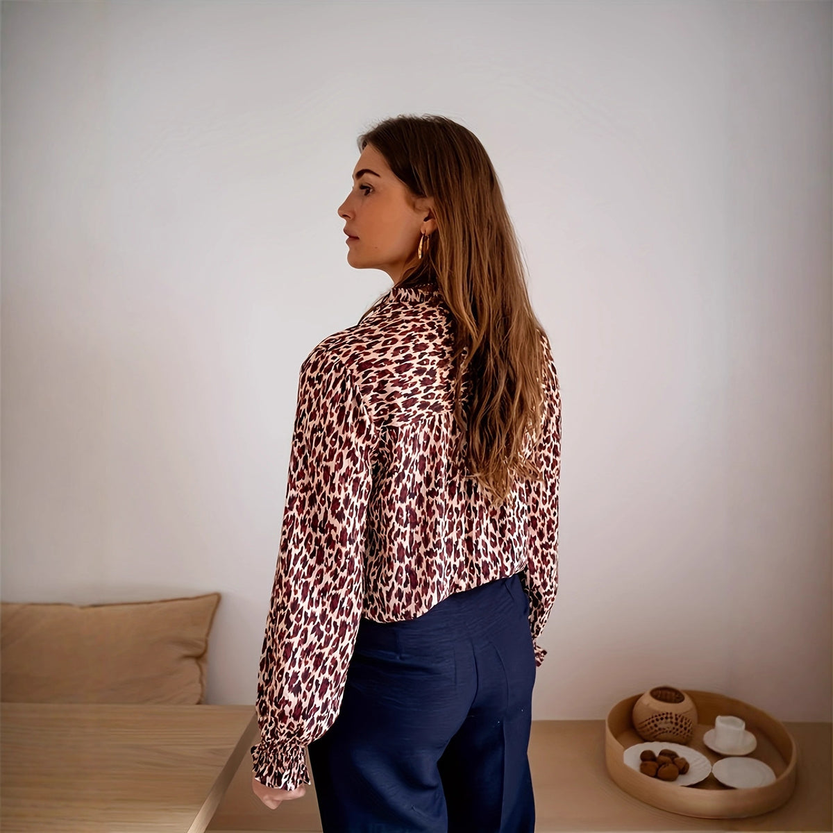 Leopard-Print-Hemd – Bild 2 | LuxeStyle
