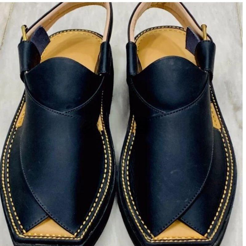 Herren Sandalen aus geflochtenem Leder