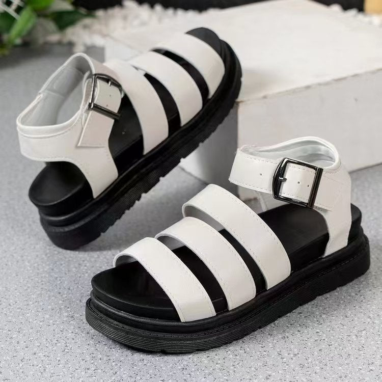 Strassenschuhe mit Fischmund und PU-Aussenteil | LuxeStyle