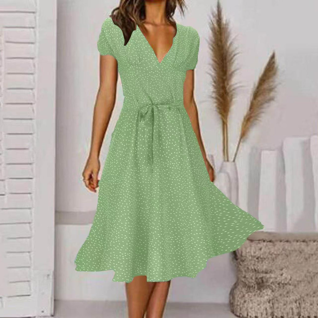 Chiffon-Kleid mit 3D-Effekt