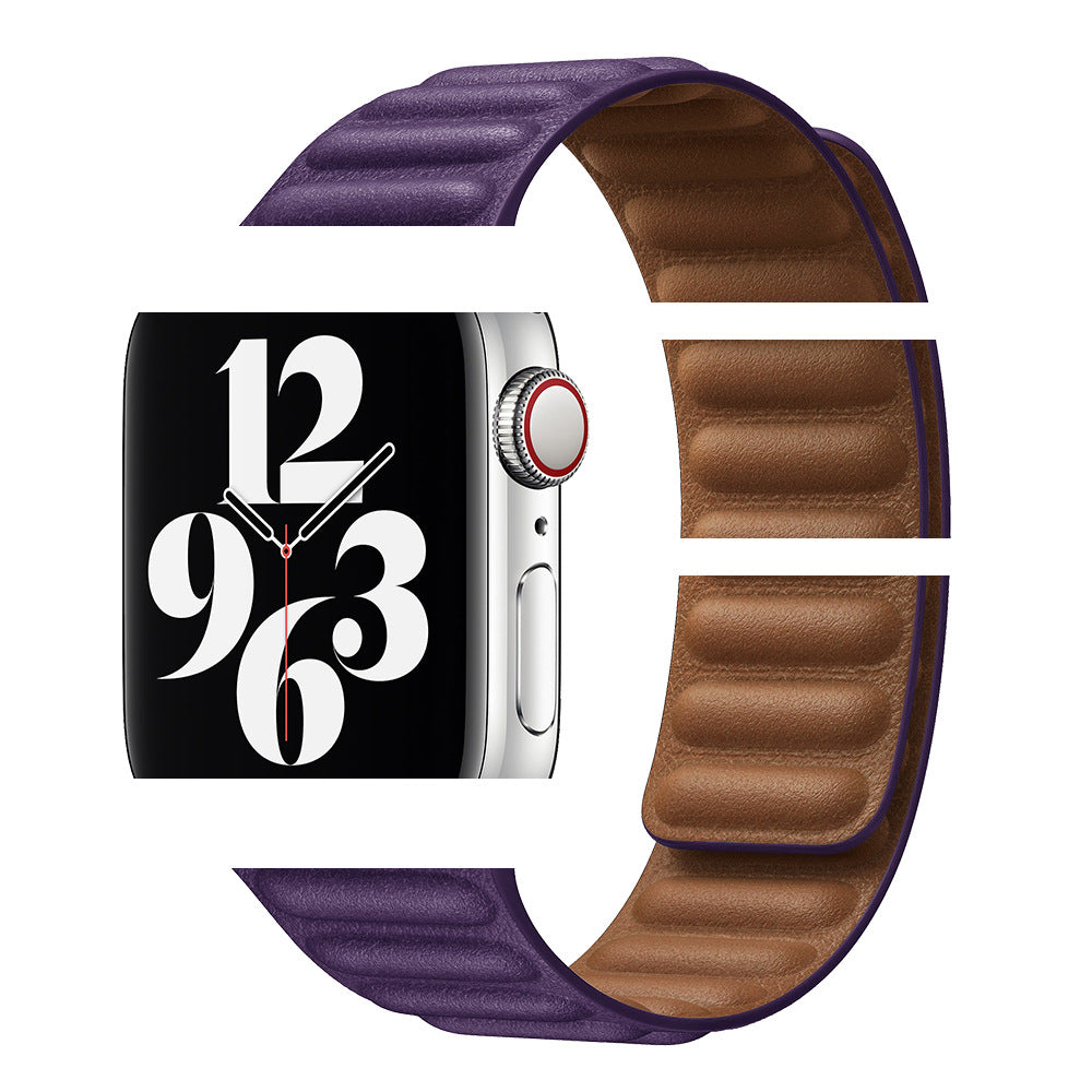 Lederarmband mit Kette für Apple Watch – Bild 15 | LuxeStyle