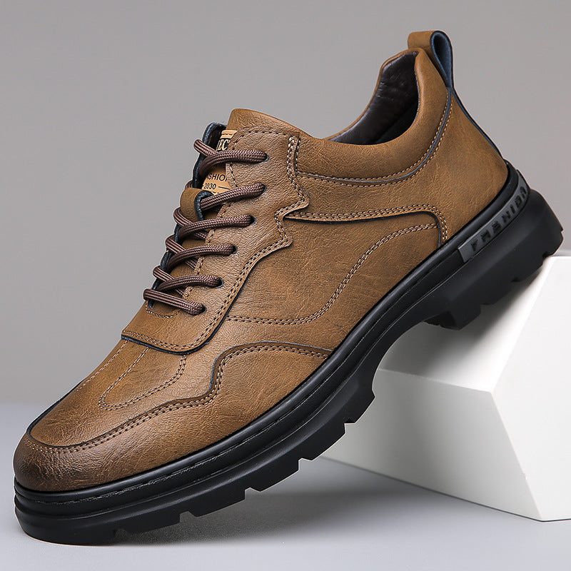 Lässige Leder-Outdoorschuhe für Herren – Bild 4 | LuxeStyle