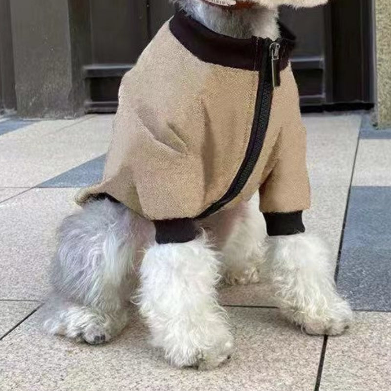 Winterjacke für Haustiere mit Kapuze