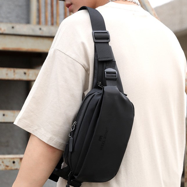 Umhängetasche für Herren, sportlich-elegant
