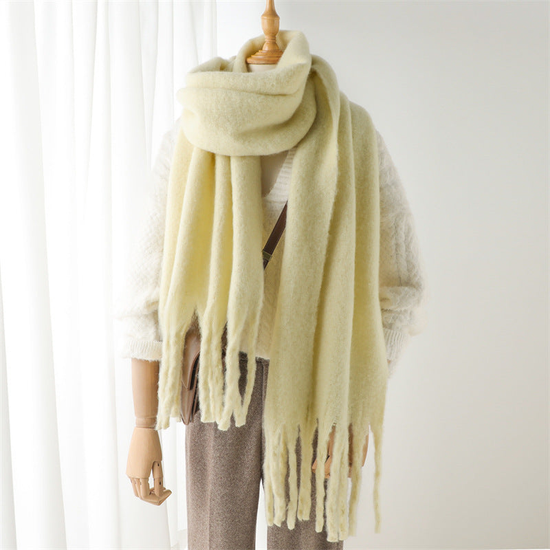 Winterthermal-Schal mit langen Pompons – Bild 17 | LuxeStyle