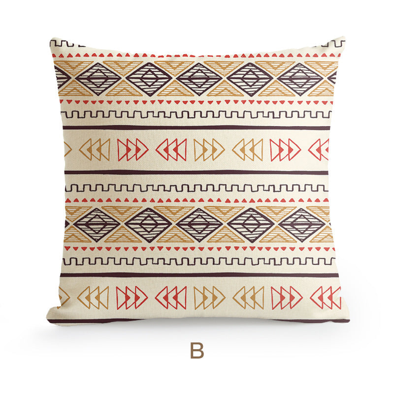 Boho-Kissenbezug mit Füllung