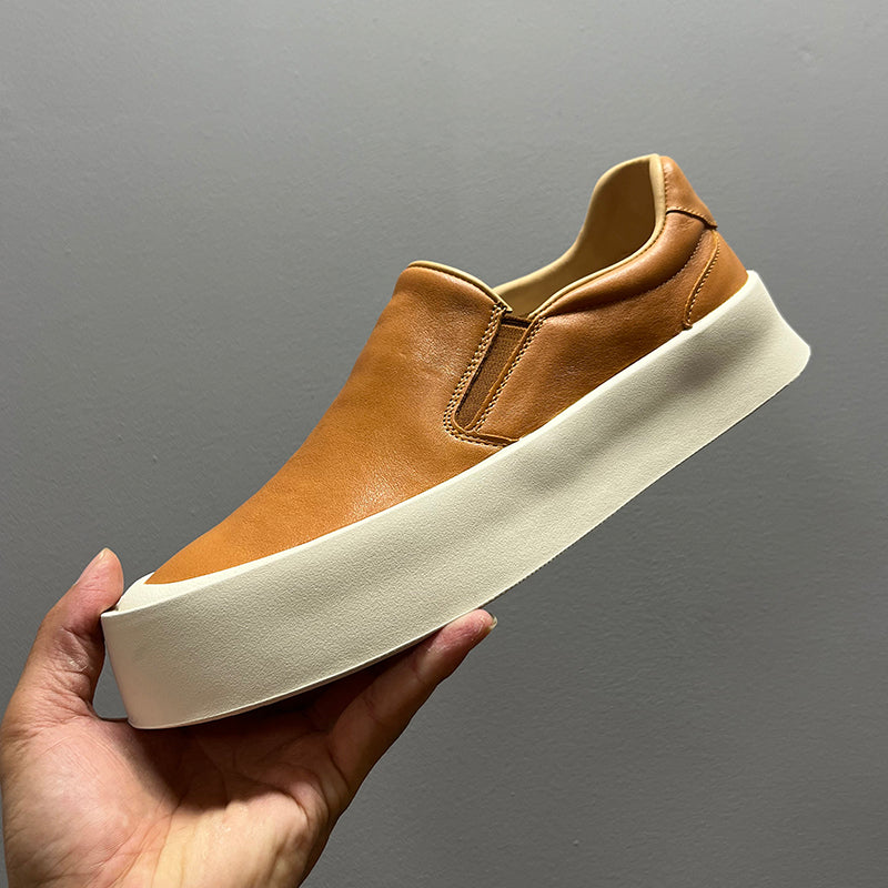 Leder-Loafer mit weicher Sohle – Bild 1 | LuxeStyle