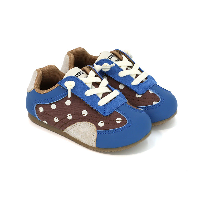Mädchen-Sneakers mit Polka-Dots