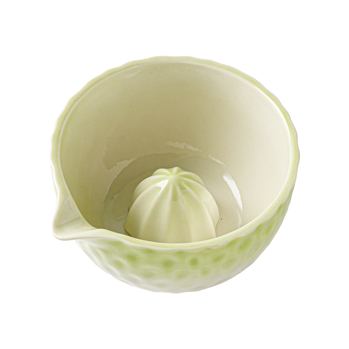 Keramik Matcha Schale mit Zitronenpresse – Bild 2 | LuxeStyle