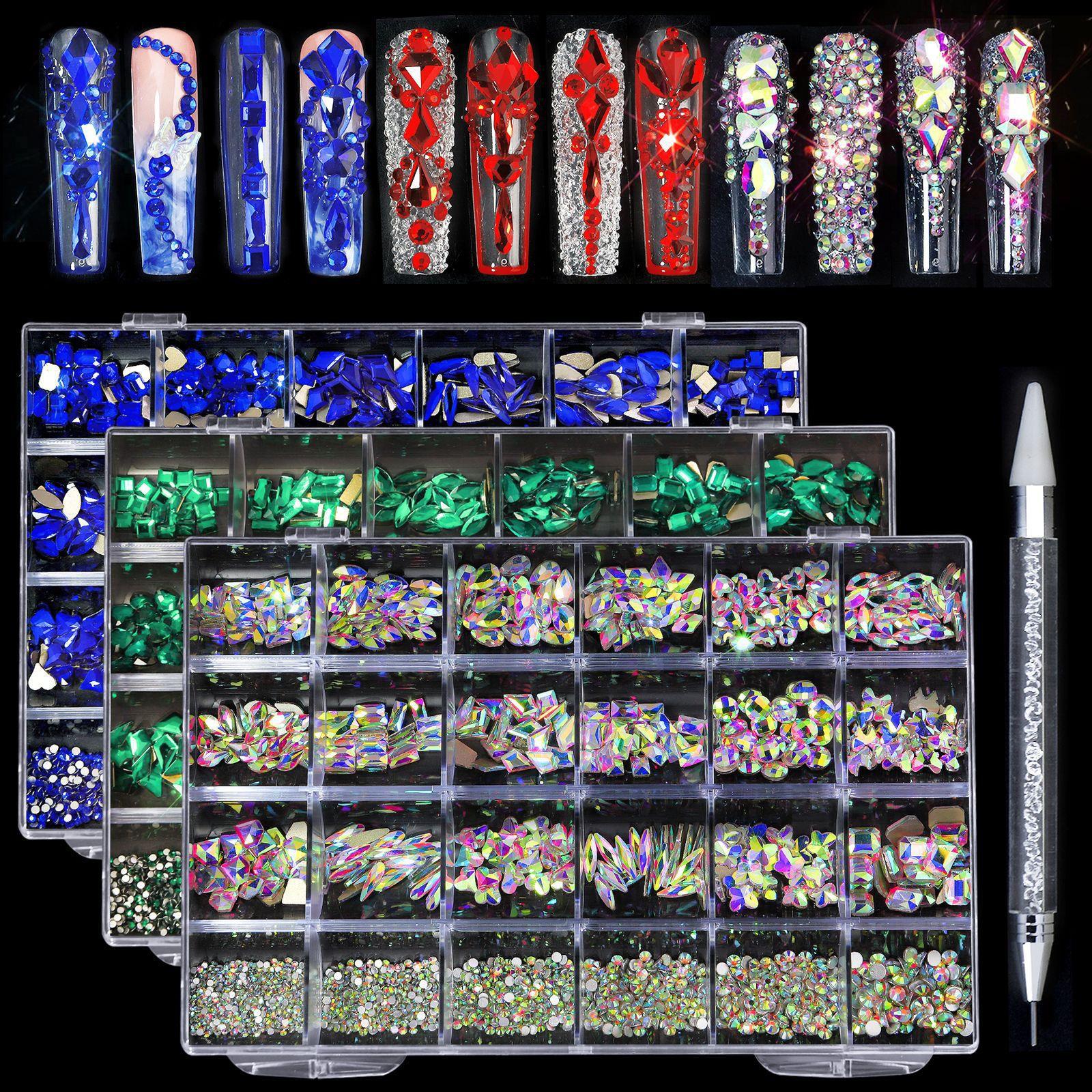 Maniküre Diamant-Schmuckset, 24 Fächer