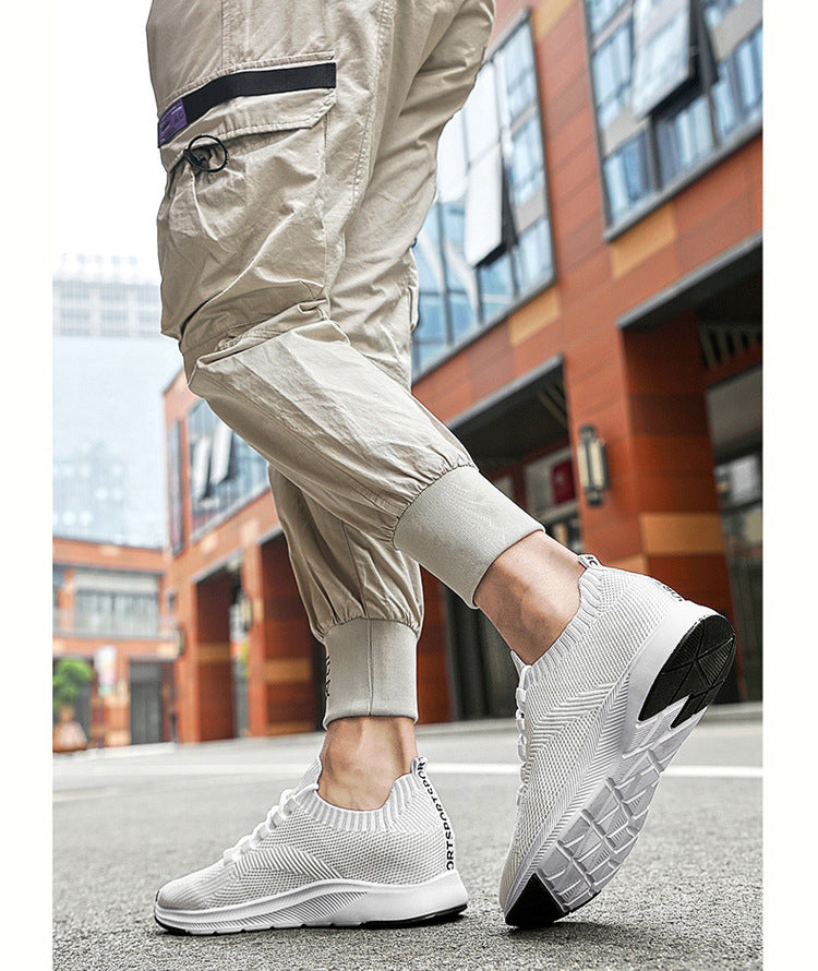 Weisser Sneaker mit verstecktem 7 cm Absatz – Bild 3 | LuxeStyle