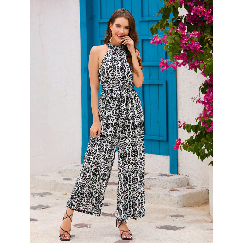 Bohemian Halterneck Jumpsuit