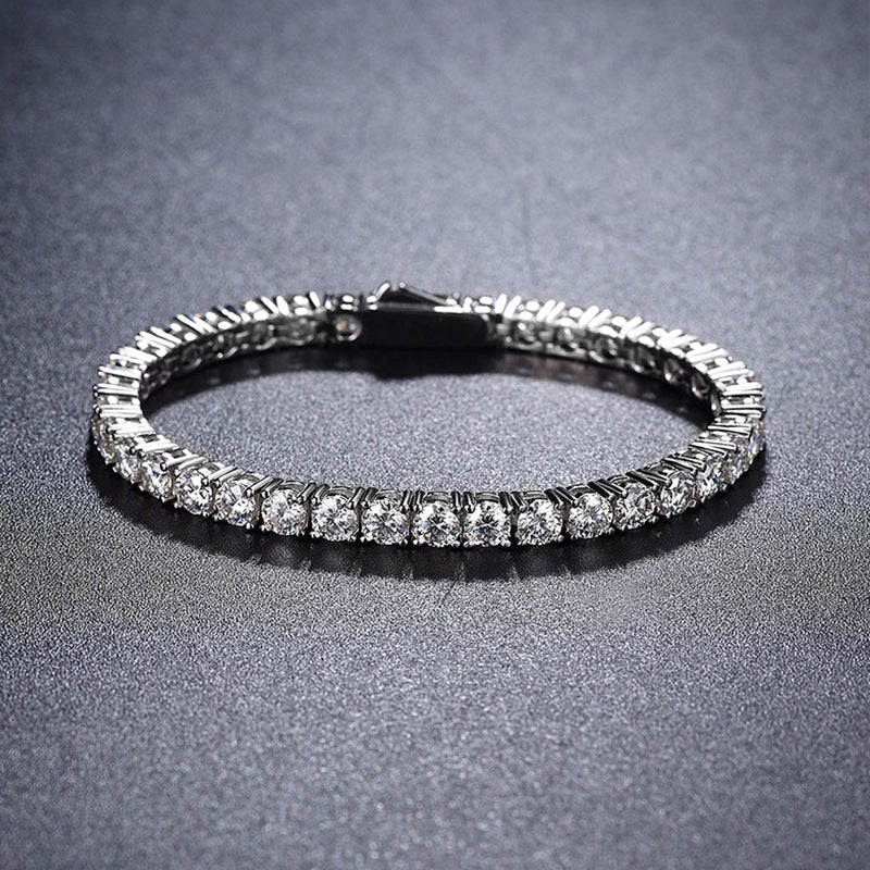 Moissanit Armband mit verdecktem Verschluss – Bild 7 | LuxeStyle