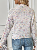 Bunter Polka-Dot Patchwork Pullover