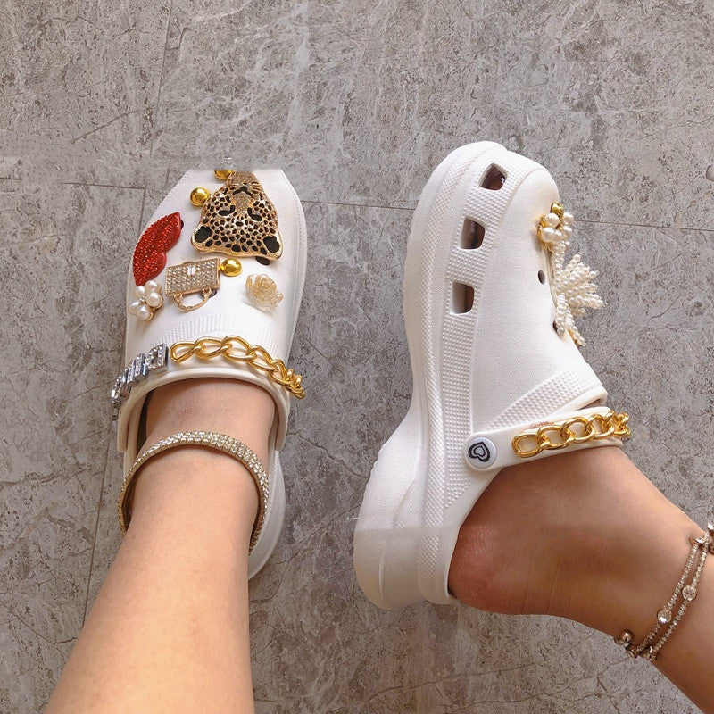 Modische Muffin Plateau-Sandalen für Damen – Bild 3 | LuxeStyle