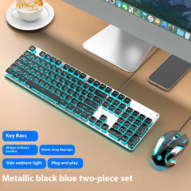 Tastatur & Maus Set mit Stummschaltung | LuxeStyle