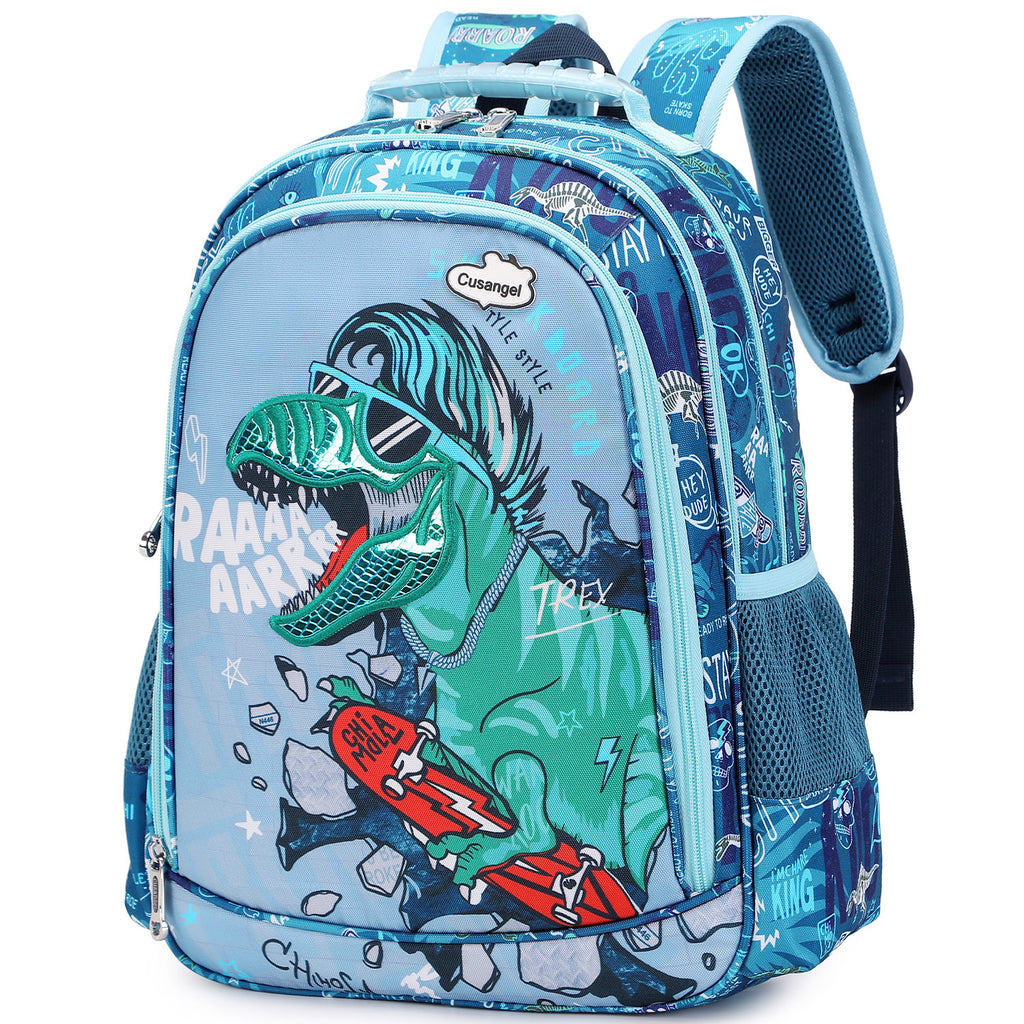 Dinosaurier-Rucksack für Kinder mit Wirbelsäulenschutz