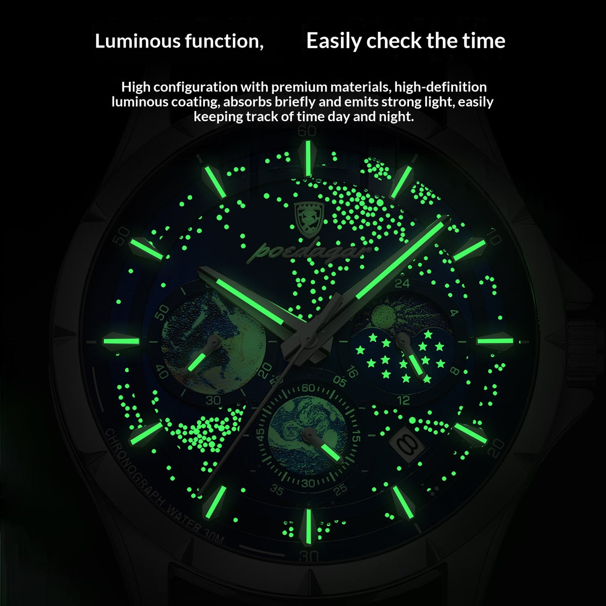 Quarz-Herrenuhr mit Stahlarmband – Bild 11 | LuxeStyle