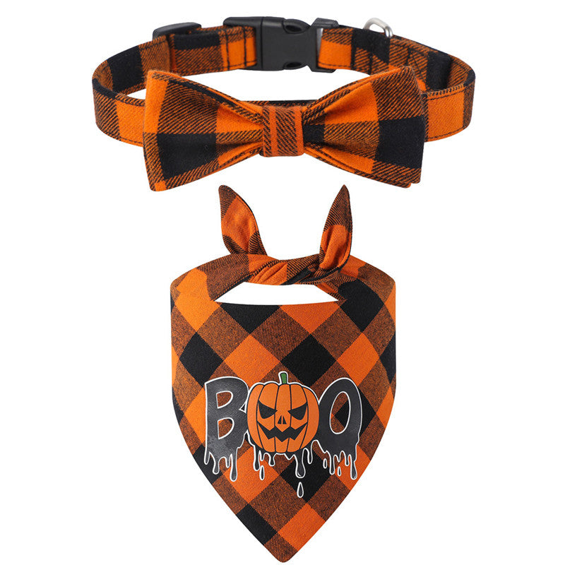 Hundehalsband mit Halstuch im Karomuster – Bild 6 | LuxeStyle