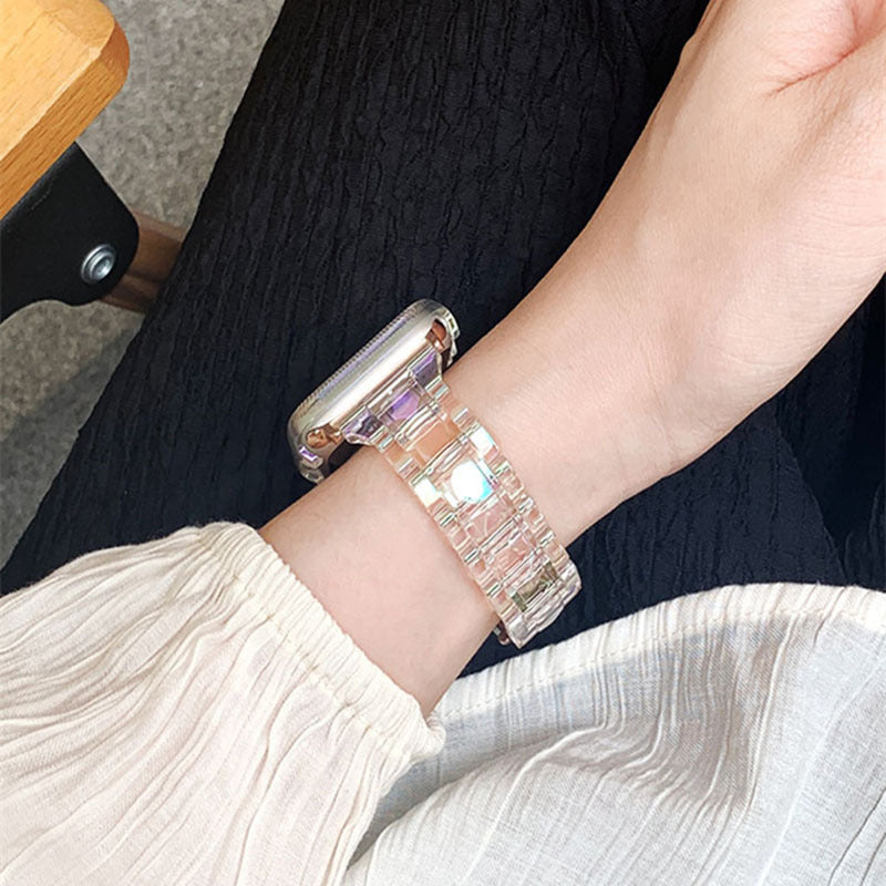 Buntes Resin-Armband für Apple Watch