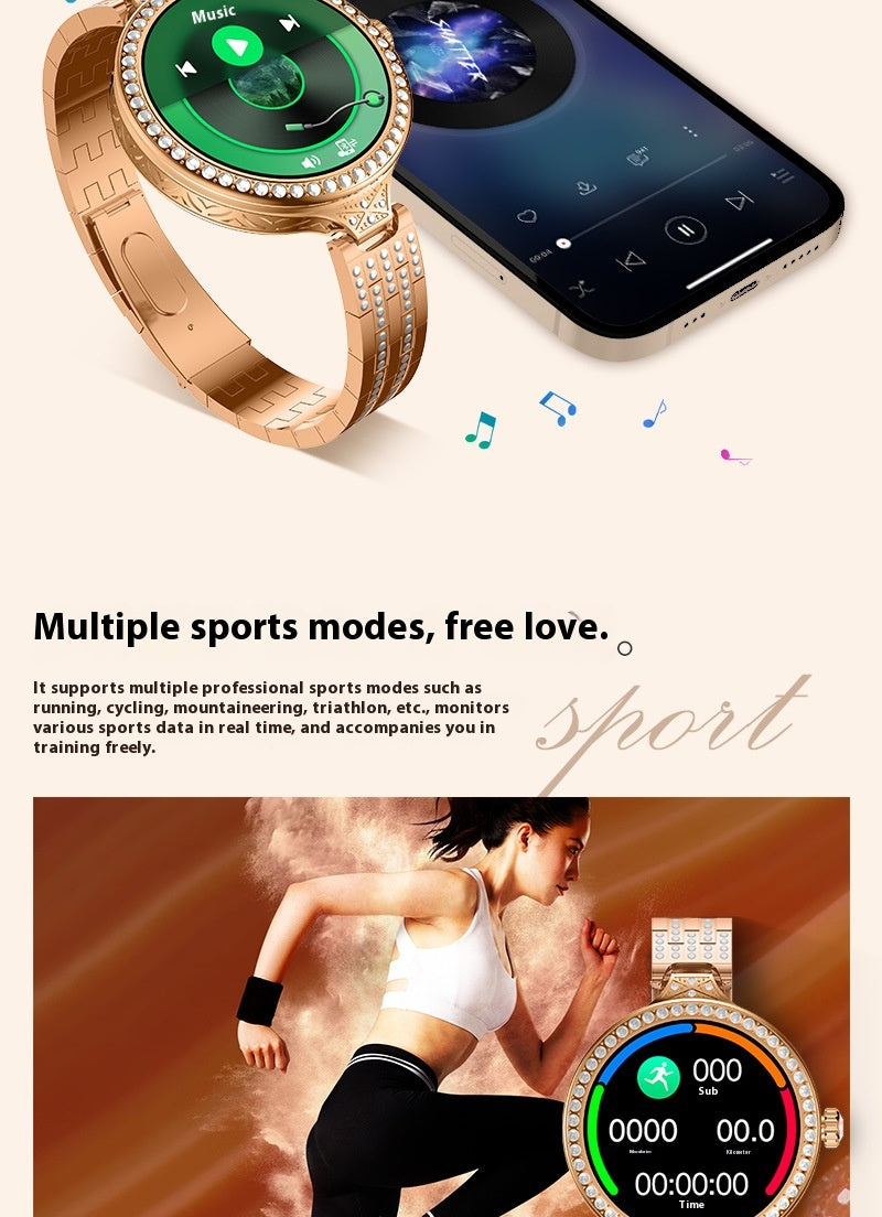 Smartwatch HW16 MINI für Damen – Bild 3 | LuxeStyle